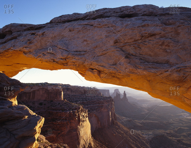 Mesa Arch in Canyonlands National Park in Utah