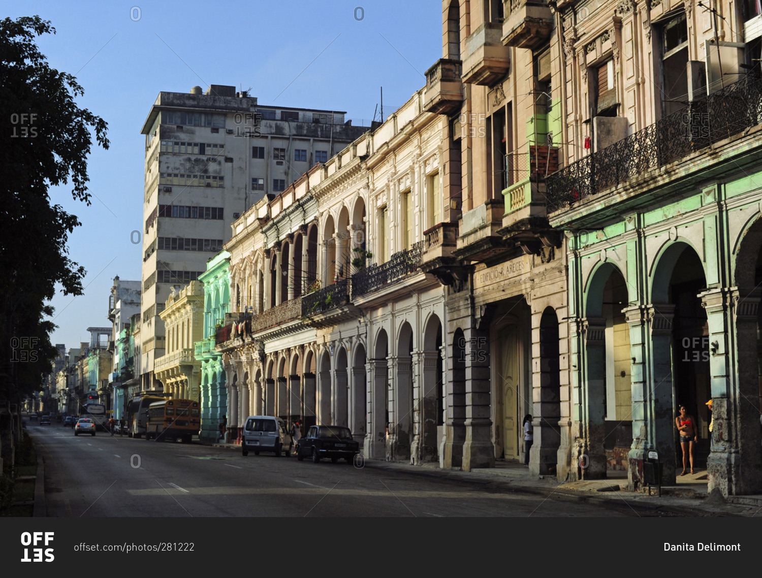 Old colonial buildings, Havana vieja, La Havana, Cuba