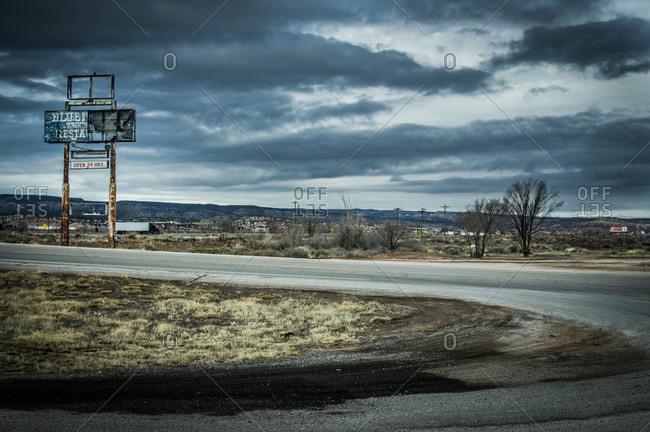 Desolate scene in Las Vegas, Nevada