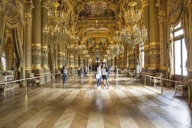Paris France September 21 2015 Palais Garnier Opera