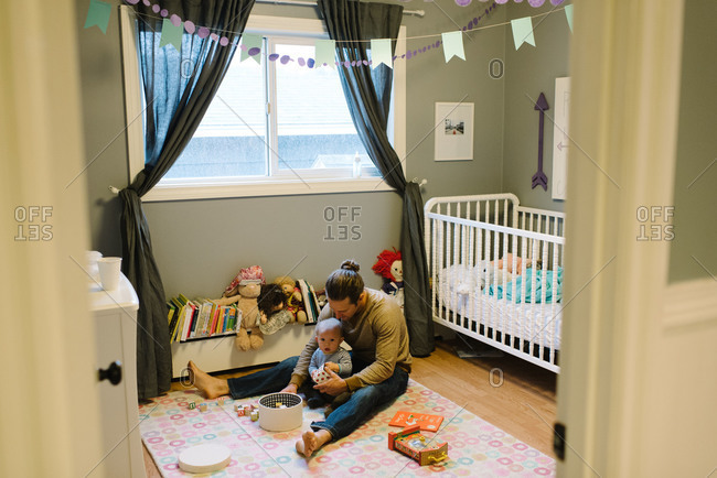 nursery in parents room