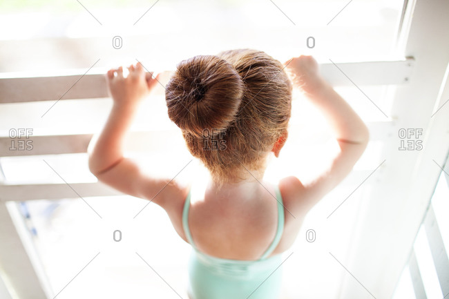 Bunned Hair Stock Photos Offset