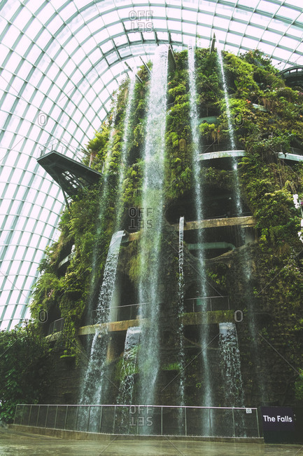 Garden By The Bay August 2014 cascade gardens stock photos - offset Garden By The Bay August 2014 cascade gardens stock photos - offset