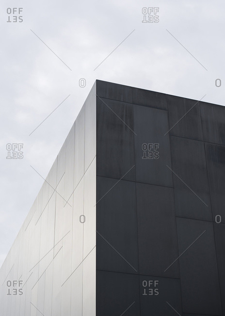 Corner of a tall building exterior