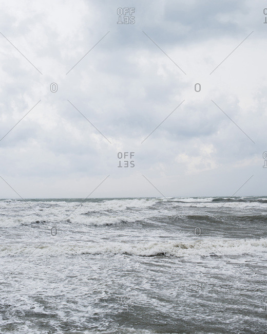 Waves on a windy day