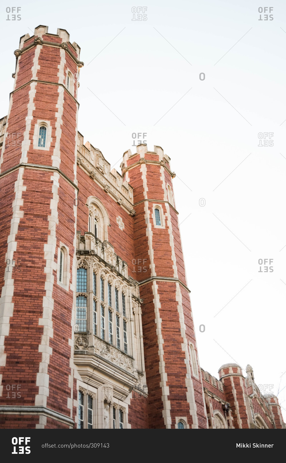 Tudor style building at the University of Oklahoma