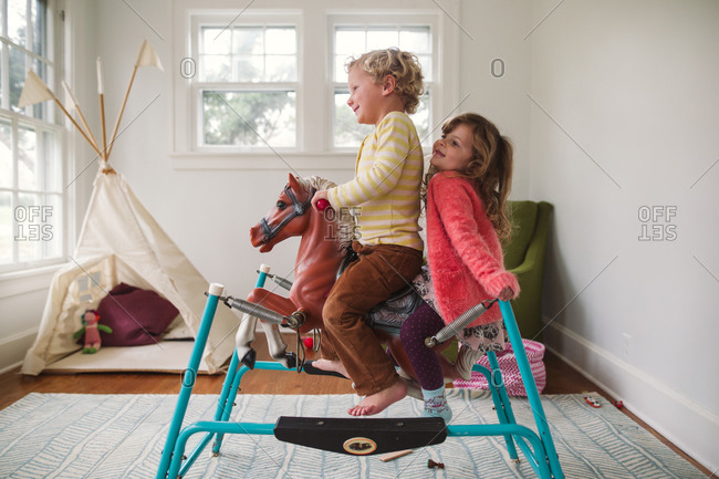 riding bouncy horse