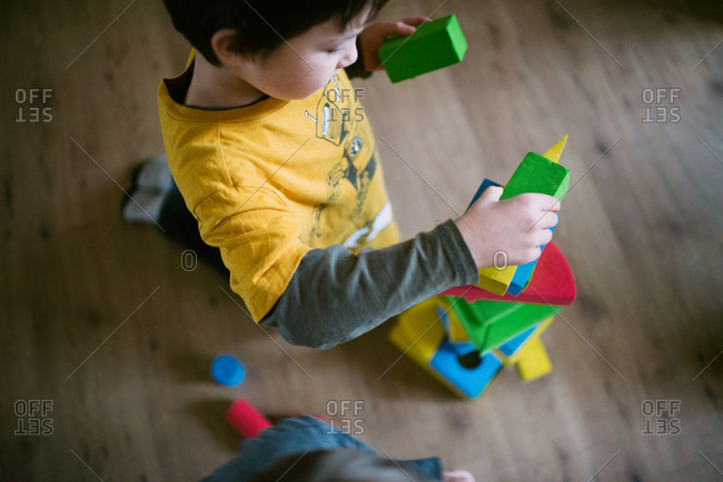 stacking building blocks