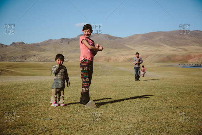 mongolian children