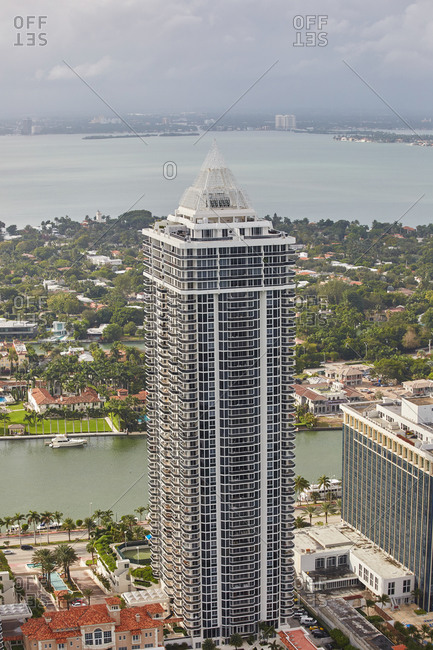 Miami Beach, FL - December 2, 2015: Blue Diamond Condominium