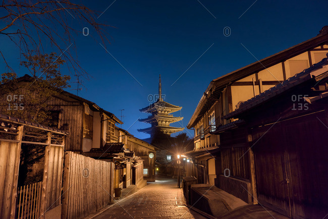 Traditional street, Kyoto, Japan
