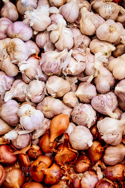 Onions and garlic