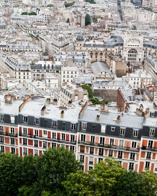Typical architecture in Paris