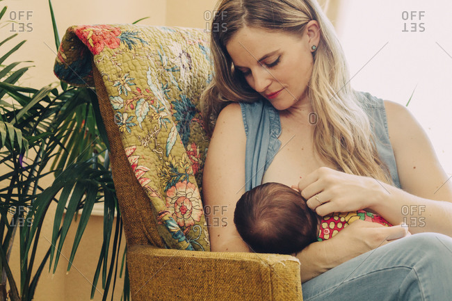 breastfeeding chair stock photos - OFFSET