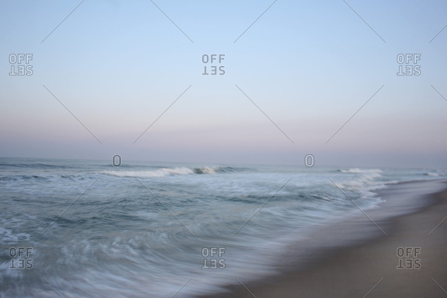 Beach Scene In The Early Morning At Cisco Nantucket Beach Scene In The Early Morning At Cisco Nantucket Island Machusetts Stock Photo Offset