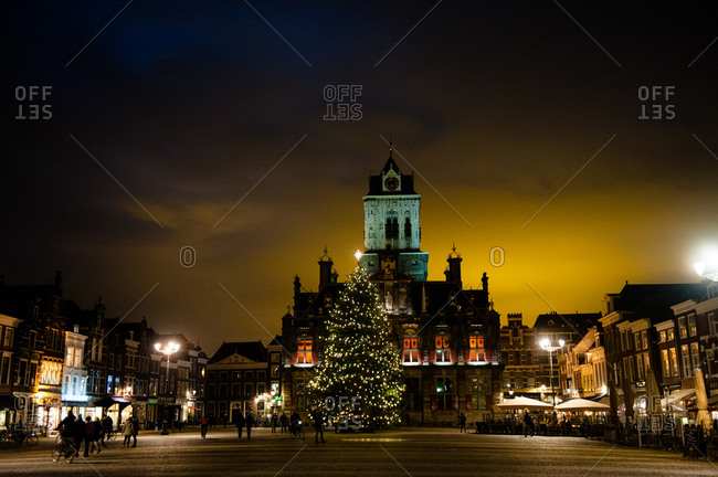 Delft Christmas Market 2022 Holland Christmas Stock Photos - Offset