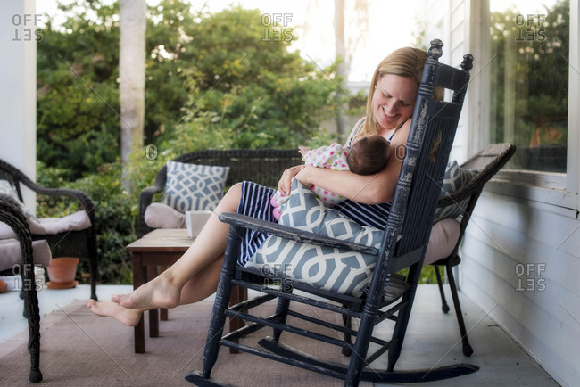 Mother and discount baby rocking chair