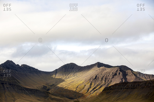 Barren mountain peaks, Iceland