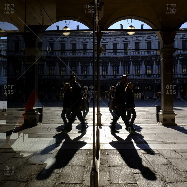 - April 5, 1904: Shadows of people in Venice