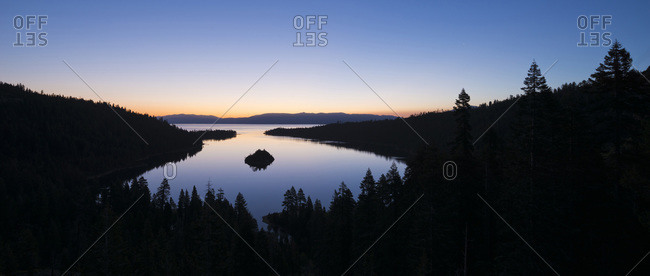 Sunrise at Lake Tahoe, California, USA