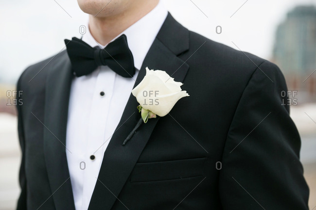 rose on tuxedo