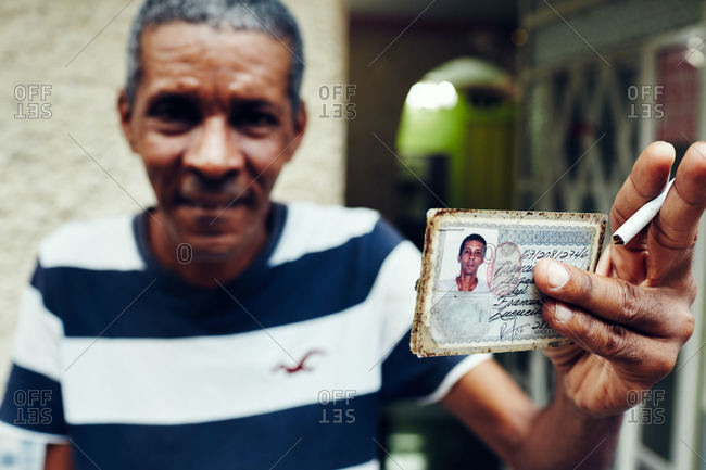 Someone Holding Id Card