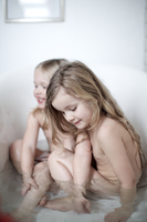 Little Girl Taking A Bath Stock Photo Offset