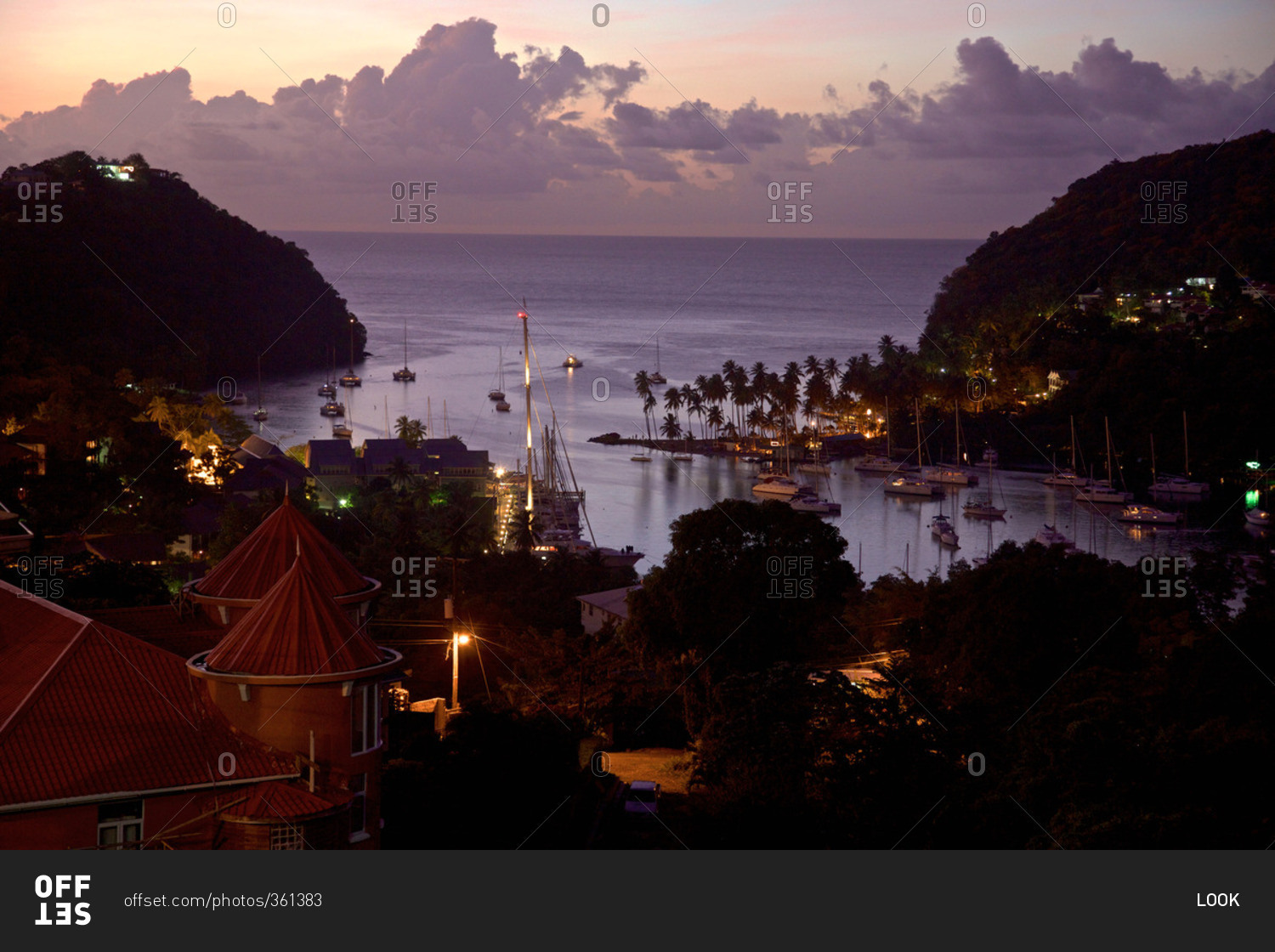 Marigot Bay, St. Lucia, Windward Islands, Lesser Antilles, Caribbean Sea
