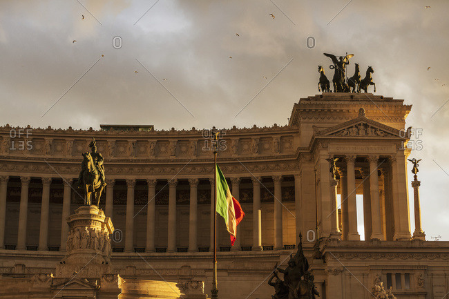 Statue of Victor Emmanuel; Rome, Italy