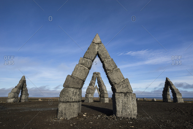 Arctic Stonehenge, Northeastern Iceland; Iceland