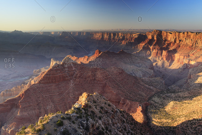 Grand Canyon and Colorado river overview