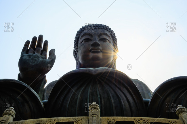 Tian Tan Buddha also known as Big Buddha at the Po Lin monastery