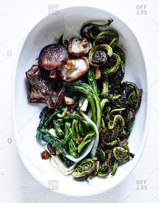 Various saut�ed veggies in bowl
