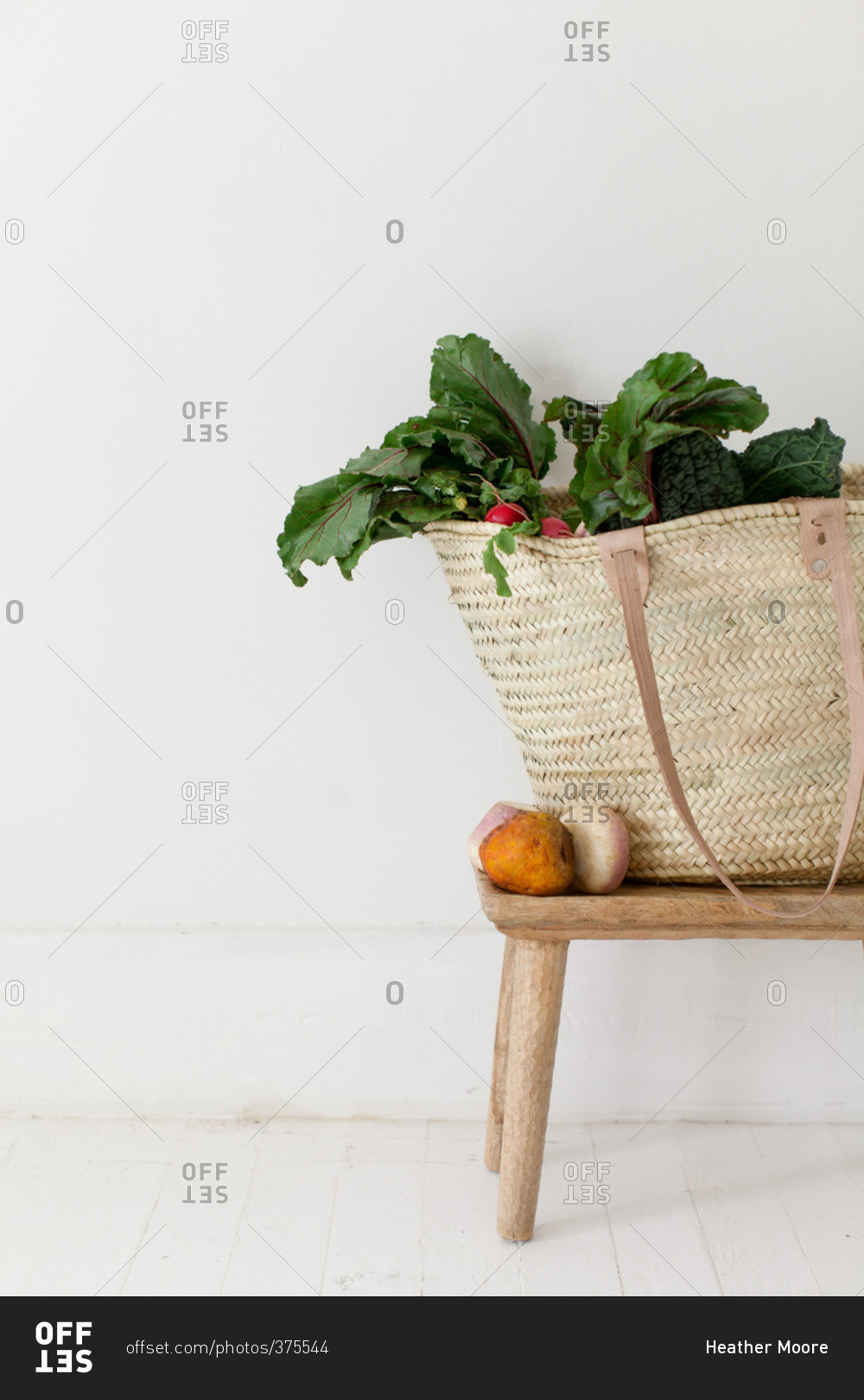 Vegetables in Market Basket