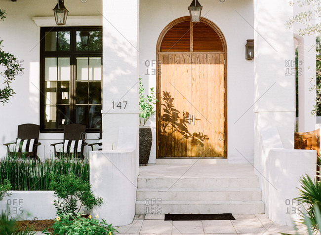 house doors stock photos - OFFSET