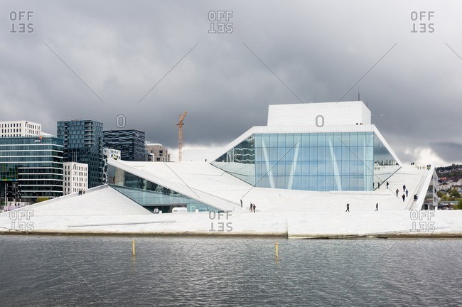 Oslo, Norway - April 30, 2015: Oslo Opera House, Norway