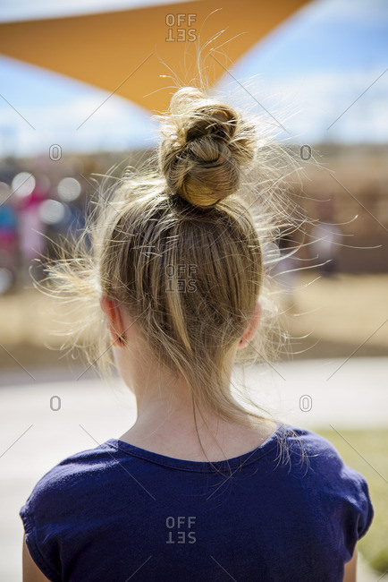 Bunned Hair Stock Photos Offset
