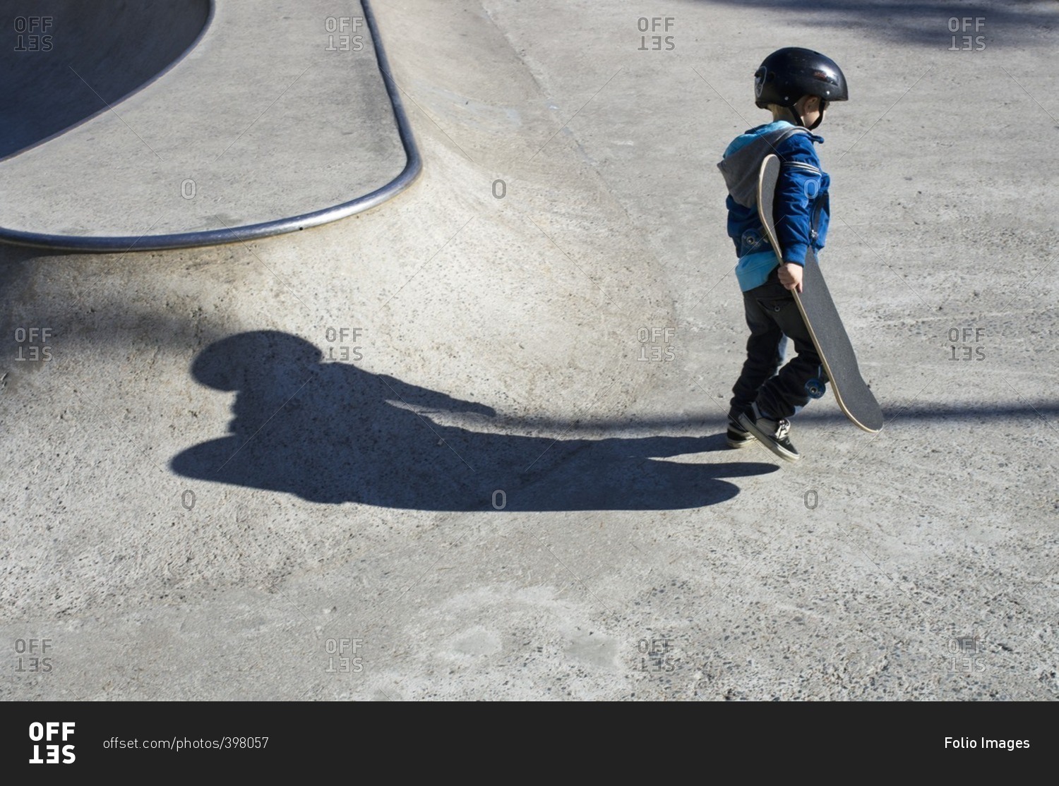 Finland, Uusimaa, Helsinki, Boy holding skateboard
