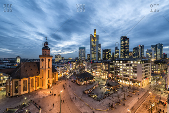 Deutsche Bank High Rise Stock Photos Offset