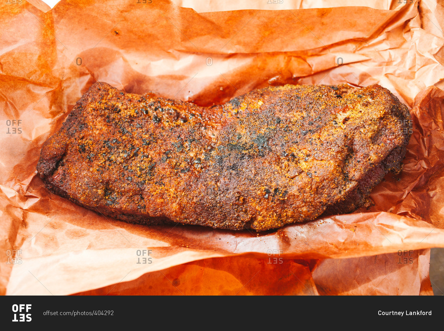 Deep fried brisket stock photo OFFSET