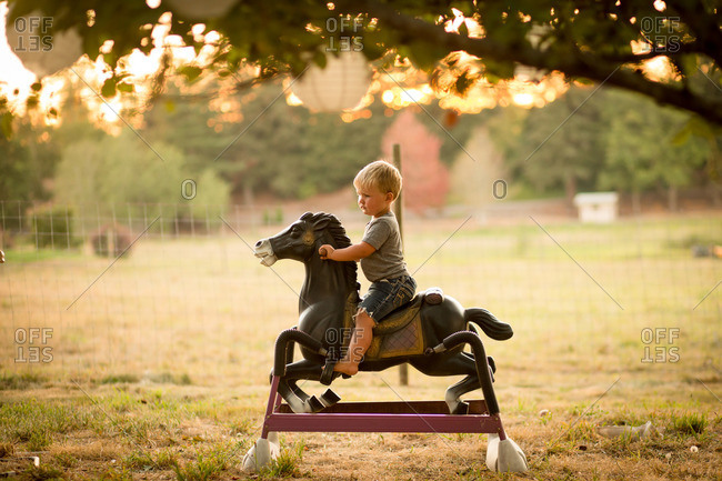 riding bouncy horse