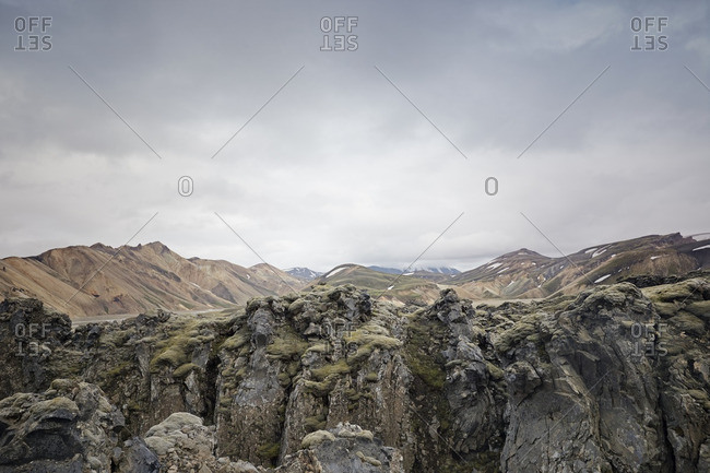 Rocky Icelandic landscape