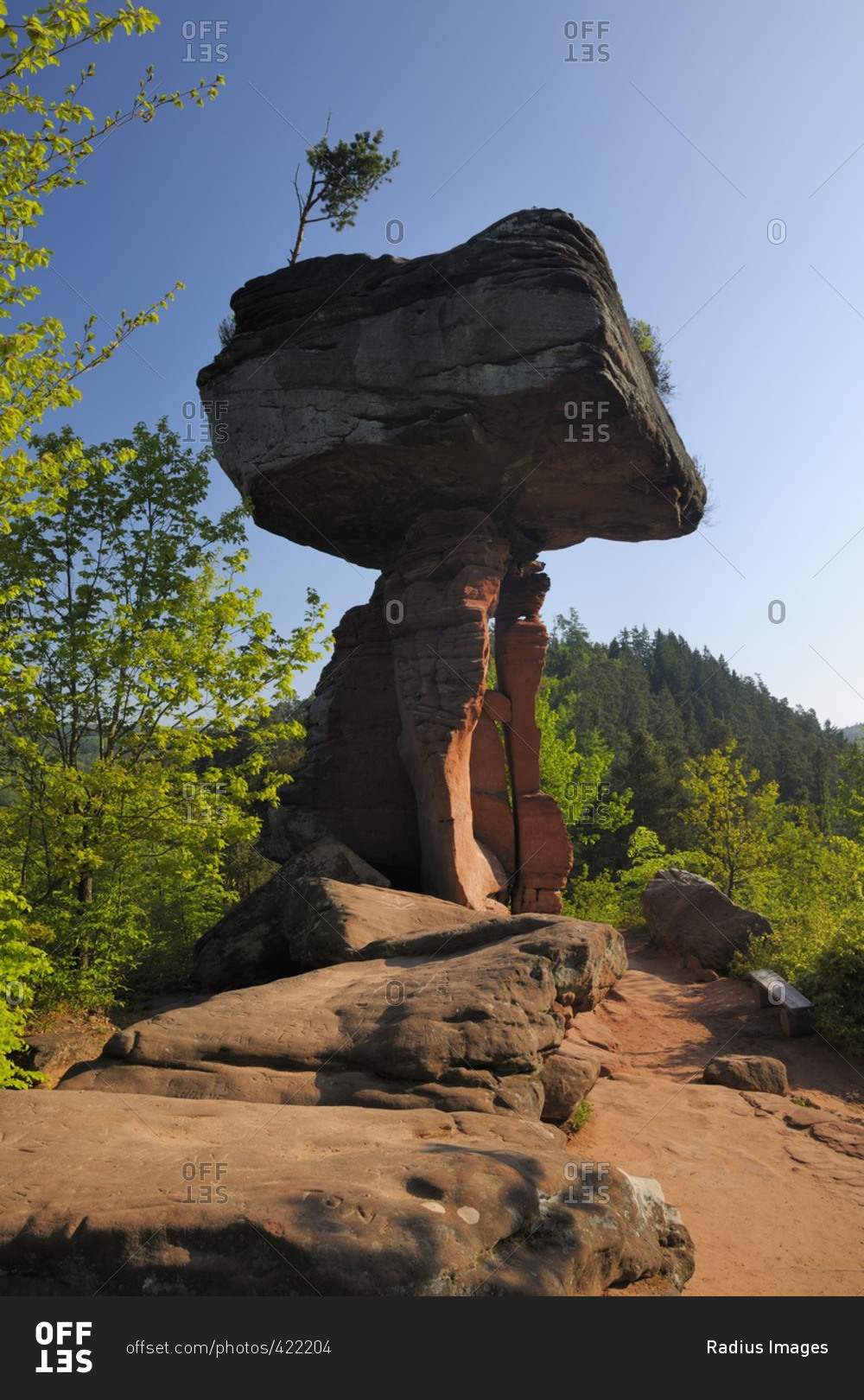 The Devil's Table Rock Formation, Teufelstisch, Hinterweidenthal ...