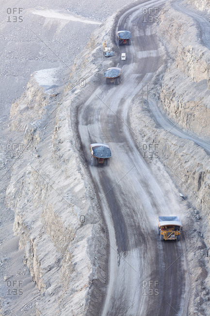 Mining Operations at Copper Mine near Copiapo, Northern Chile