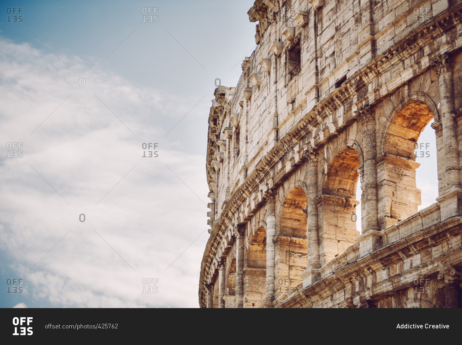 Colosseum in Rome, Italy Offset stock photo OFFSET