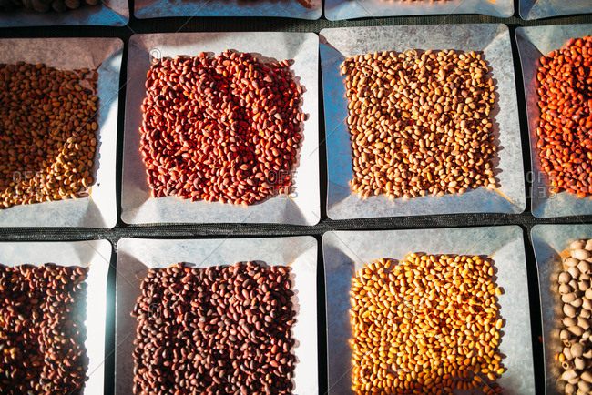 Traditional beads used by Aboriginals to create colorful jewelry