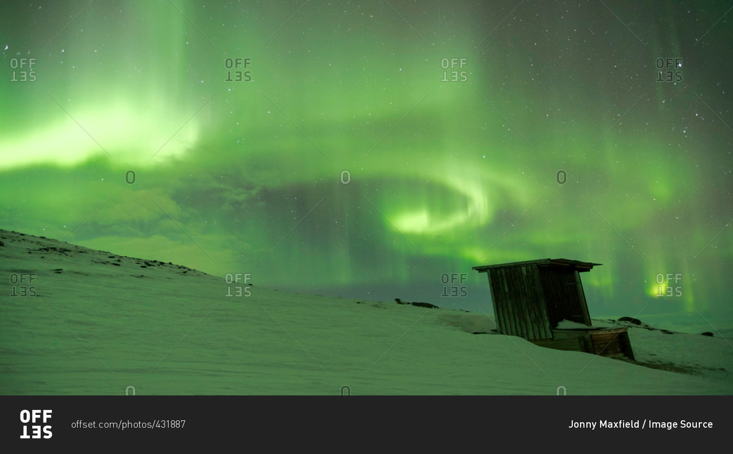 Northern lights, Abisko, Sweden - Offset stock photo - OFFSET