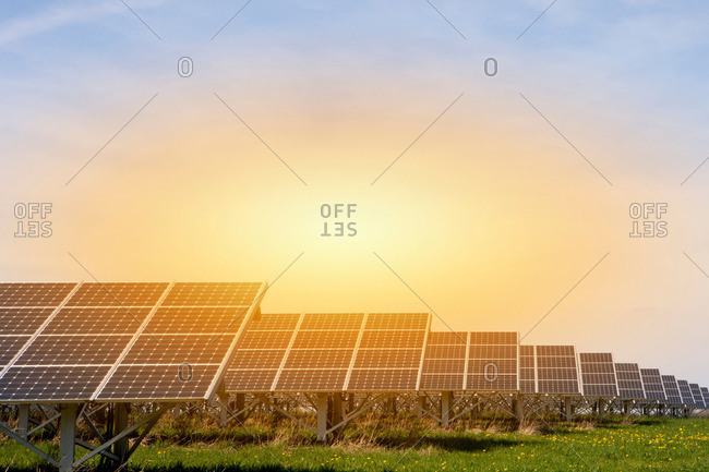 Large solar energy plant - Offset