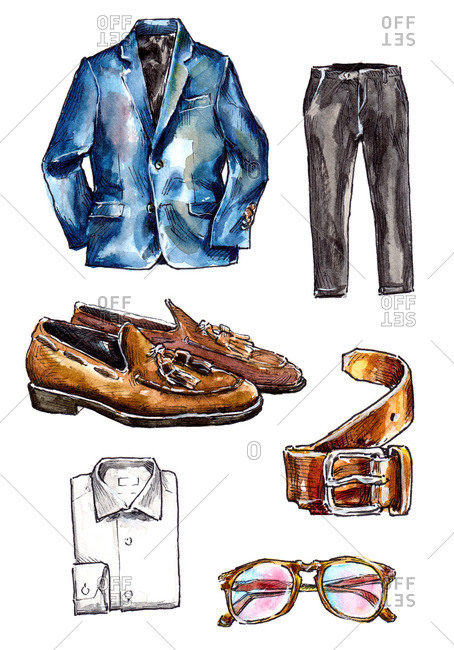 design clothes for men drawing