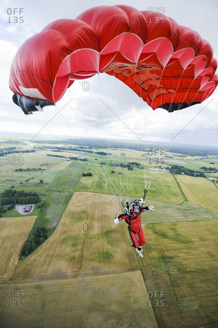 Parachuting photo from the Offset Collection